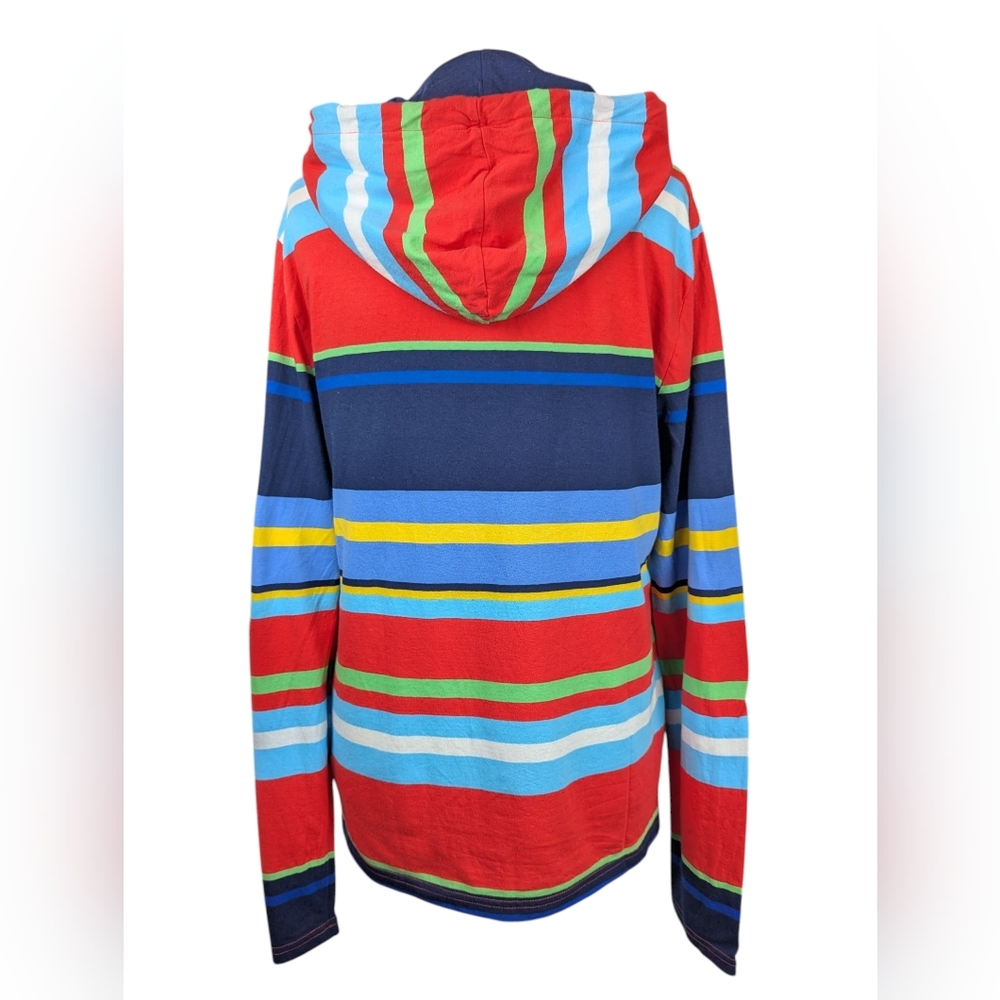 Polo Ralph Lauren Men's Multicolor Striped Hooded T-Shirt - Picture 6 of 8